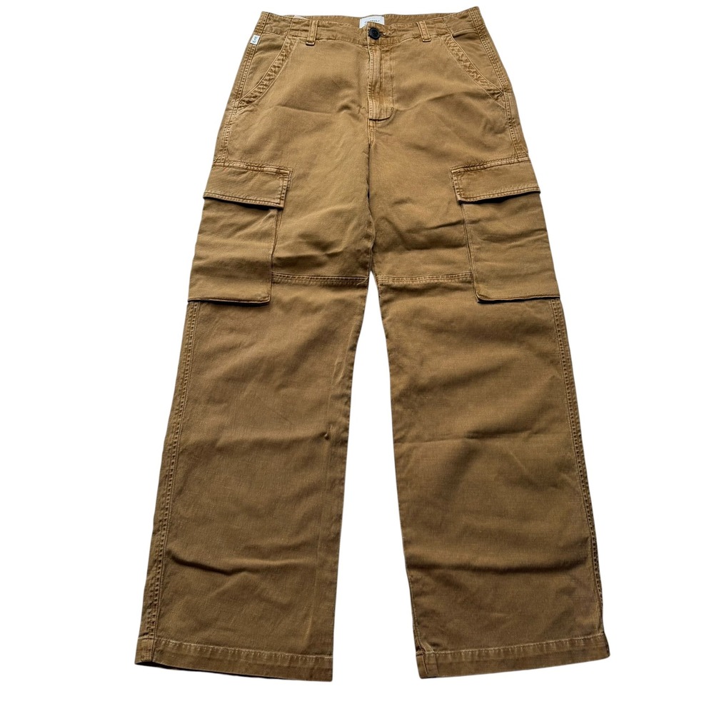 CITIZENS OF HUAMNITY Esme Cargo Trouser Pants Brown Wide Leg Women's Size 27